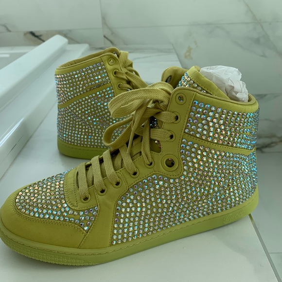 Gucci Green Boots (Size:8W) NEW - Picture 1 of 3